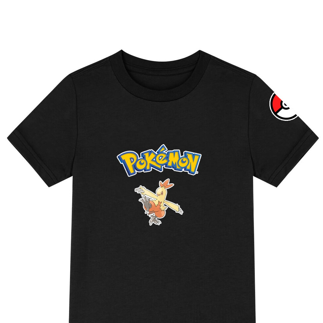Pokemon Combusken Tee Shirt T-Shirt Short Sleeve - Combusken Character Series Art