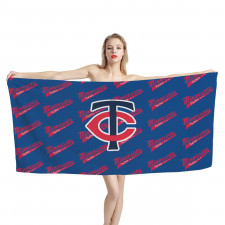 MLB Minnesota Twins Bath Beach Towel - Minnesota Twins Medley Monogram Wordmark