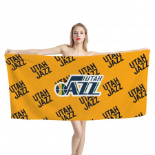 NBA Utah Jazz Bath Beach Towel - Utah Jazz Medley Monogram Wordmark