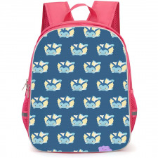 Pokemon Vaporeon Backpack StudentPack - Vaporeon Blue Pattern Art