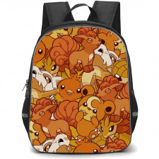 Pokemon Vulpix Backpack StudentPack - Vulpix Pattern Art