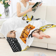 Minions Blanket Throw - Despicable Me 3 Poster Movie Art
