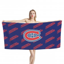 NHL Montreal Canadiens Bath Beach Towel - Montreal Canadiens Medley Monogram Wordmark