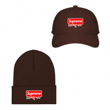 Supreme Baseball Cap Beanie Hat - Supreme Dripping Logo