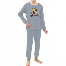 Porsche Pajamas Pyjamas - Porsche 911 GT3 RS 2023 On Gray Background