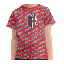 Bologna FC 1909 Football Club Tee T-Shirt - Bologna Football Club Medley Monogram Wordmark