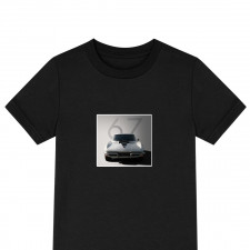 Ford Tee Shirt T-Shirt Short Sleeve - Ford Mustang Corvette Stingray 1967 On Gray Background