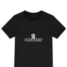 Peugeot Tee Shirt T-Shirt Short Sleeve - Peugeot Logo 1975-1980