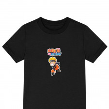 Naruto Shippuden Naruto Uzumaki Tee Shirt T-Shirt Short Sleeve - Naruto Uzumaki Chibi Art