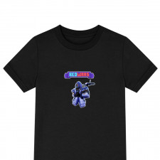 Roblox Bedwars Cyber Tee Shirt T-Shirt Short Sleeve - Cyber Character Art