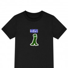 Roblox Rainbow Friends Green Tee Shirt T-Shirt Short Sleeve - Green Chibi Art
