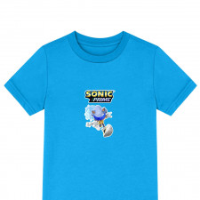 Sonic Prime Sonic Tee Shirt T-Shirt Short Sleeve - Nega Sonic Running