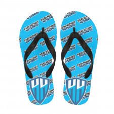 FC Pari Nizhny Novgorod Flip Flops Thongs V-Strap Sandals - Novgorod Football Club Medley Monogram Wordmark