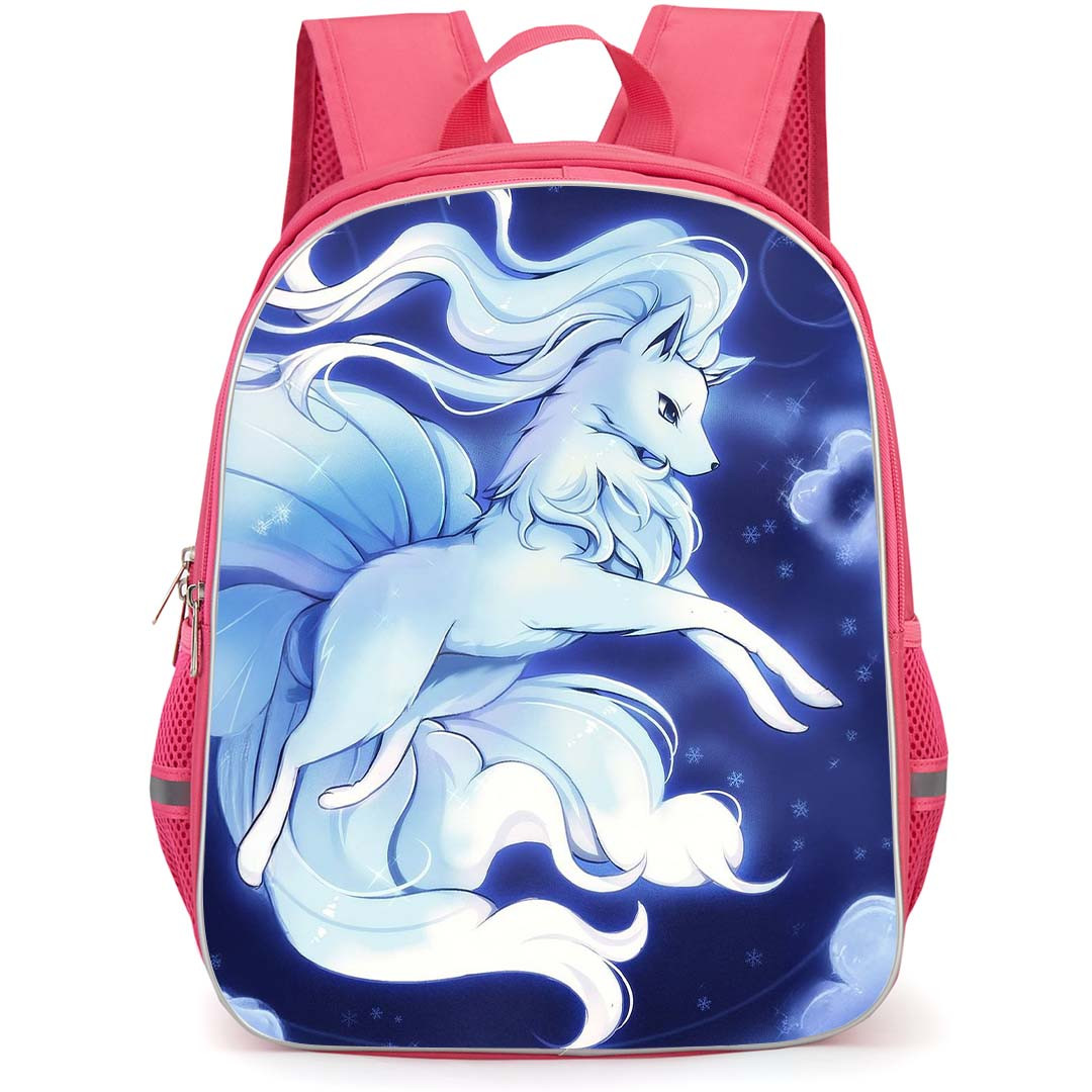 Pokemon Ninetales Backpack StudentPack - Ninetales Flying Blue Art