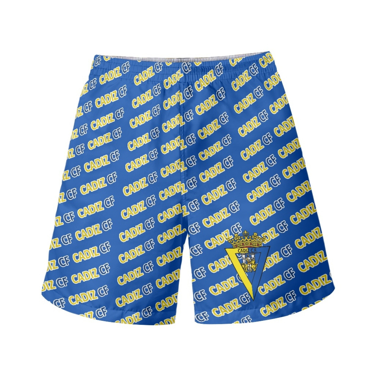 Cadiz CF Beach Shorts Swim Pants Swimming Trunks - Cadiz Football Club Medley Monogram Wordmark