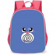 Pokemon Poliwhirl Backpack StudentPack - Poliwhirl Minimalist Art