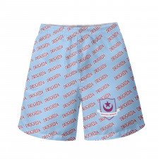 Drogheda United FC Beach Shorts Swim Pants Swimming Trunks - Drogheda Football Club Medley Monogram Wordmark