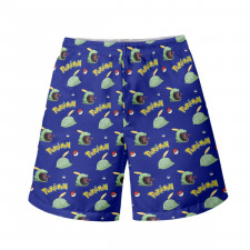 Pokemon Gulpin Beach Shorts Swim Pants Swimming Trunks - Gulpin Character Series Art