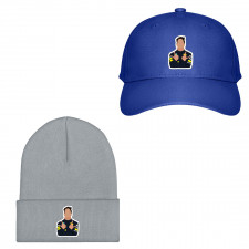 F1 Formula One Daniel Ricciardo Baseball Cap Beanie Hat - Pose Sticker
