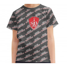 Stade Brestois 29 Football Club Tee T-Shirt - Brestois Football Club Medley Monogram Wordmark