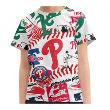 MLB Philadelphia Phillies Tee T-Shirt - Philadelphia Phillies Mania Collage Logo