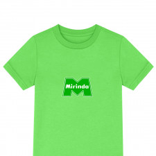 Mirinda Tee Shirt T-Shirt Short Sleeve - Mirinda Logo 1959-1970