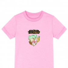 League of Legends Poppy Tee Shirt T-Shirt Short Sleeve - Poppy Lolli Chibi Art