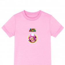 Super Mario Toadette Tee Shirt T-Shirt Short Sleeve - Toadette Icon