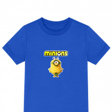 Minions Stuart Tee Shirt T-Shirt Short Sleeve - Stuart Wearing Leaves Cloth