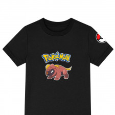 Pokemon Maschiff Tee Shirt T-Shirt Short Sleeve - Maschiff Character Series Art