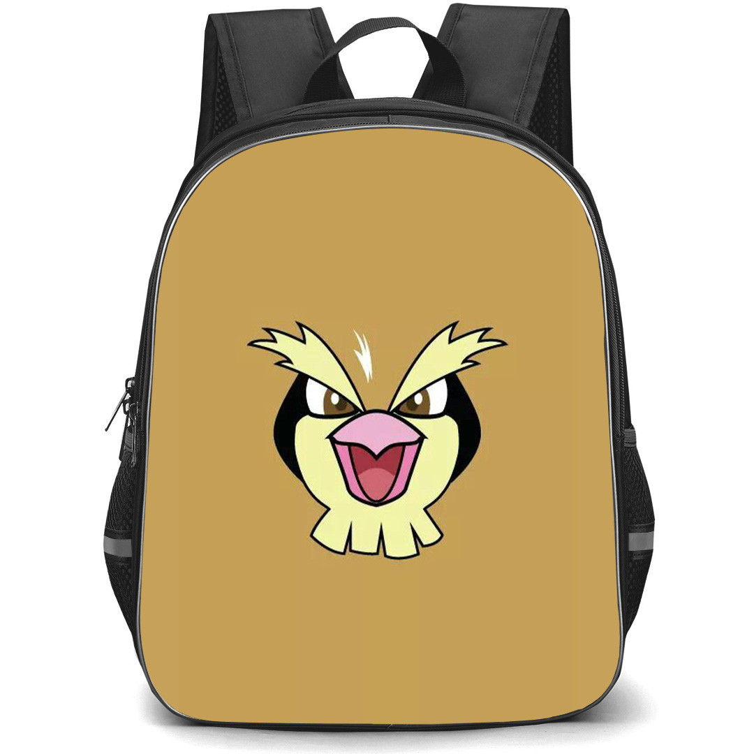 Pokemon Pidgey Backpack StudentPack - Pidgey Face Minimalist Art