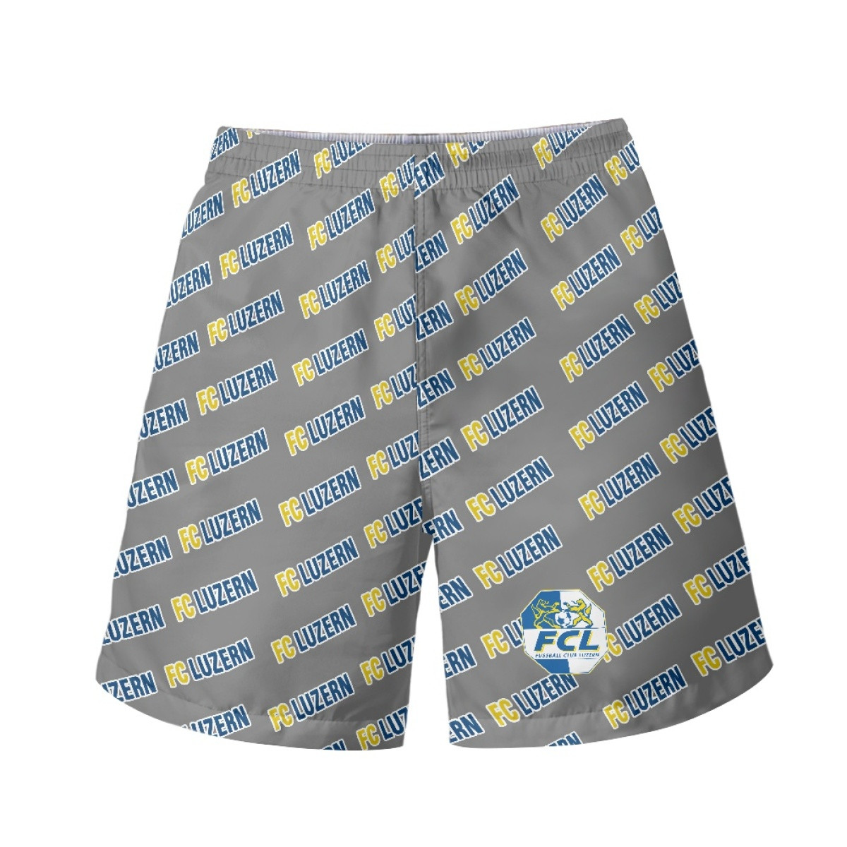 FC Luzern Beach Shorts Swim Pants Swimming Trunks - Luzern Football Club Medley Monogram Wordmark