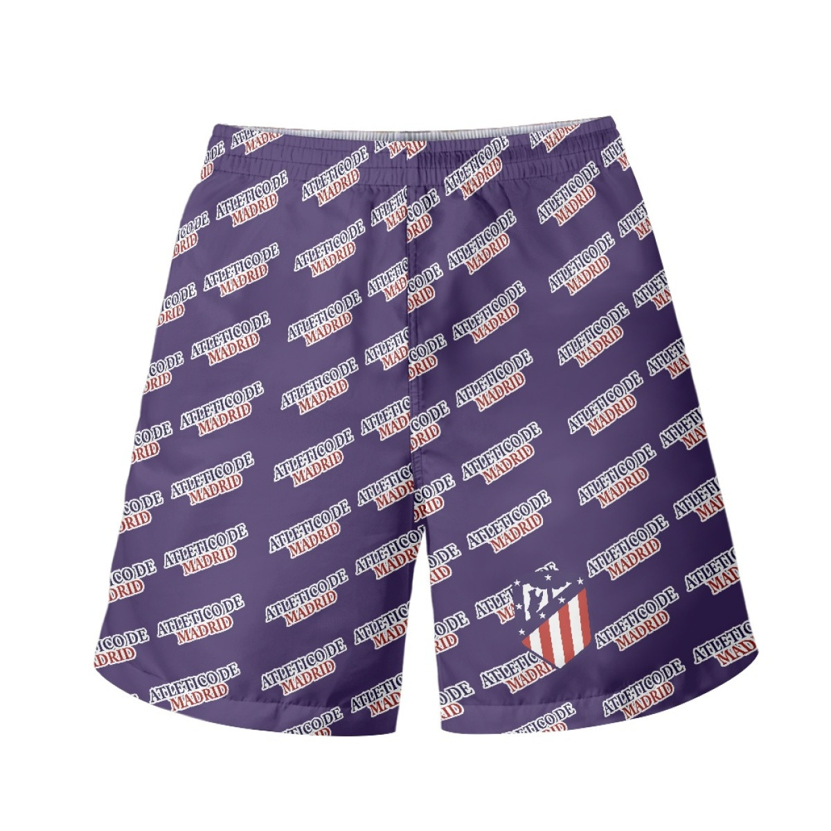 Atletico de Madrid Beach Shorts Swim Pants Swimming Trunks - Atletico Football Club Medley Monogram Wordmark