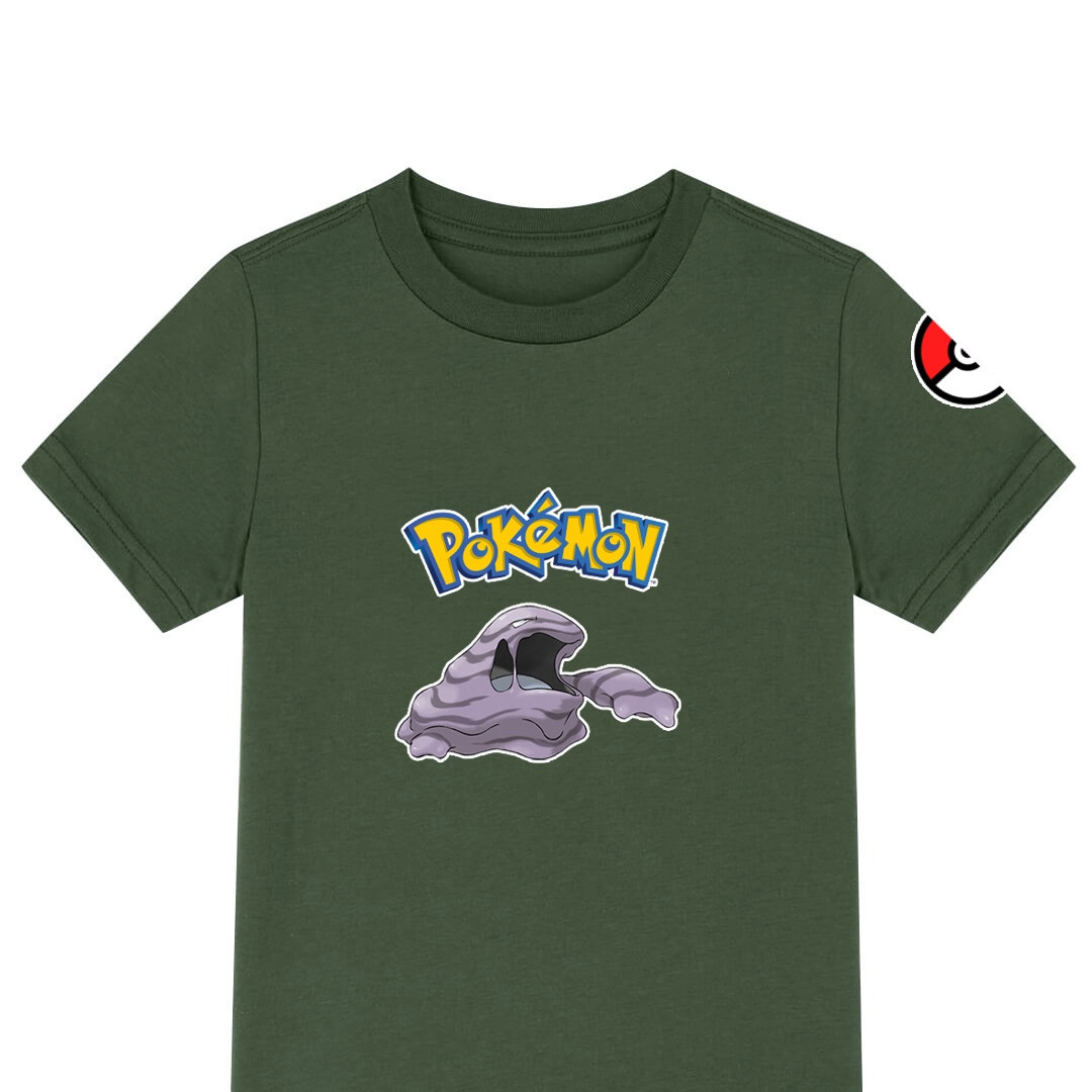 Pokemon Muk Tee Shirt T-Shirt Short Sleeve - Muk Character Series Art