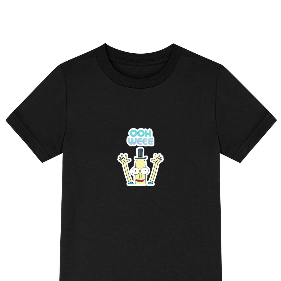 Rick And Morty Mr. Poopybutthole Tee Shirt T-Shirt Short Sleeve - Mr. Poopybutthole Shouting