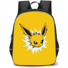 Pokemon Jolteon Backpack StudentPack - Jolteon Head Portrait Yellow Background