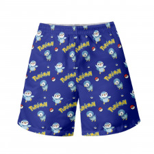 Pokemon Piplup Beach Shorts Swim Pants Swimming Trunks - Piplup Character Series Art