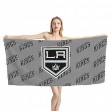 NHL Los Angeles Kings Bath Beach Towel - Los Angeles Kings Medley Monogram Wordmark