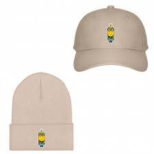 Minions Kevin Baseball Cap Beanie Hat - Kevin Portrait Cartoon Art