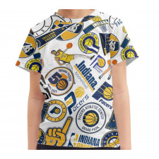 NBA Indiana Pacers Tee T-Shirt - Indiana Pacers Mania College Logo