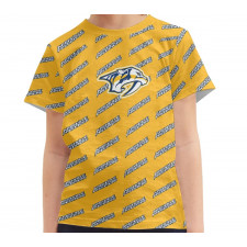 NHL Nashville Predators Tee T-Shirt - Nashville Predators Medley Monogram Wordmark