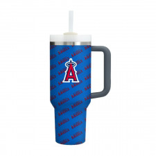 MLB Los Angeles Angels Quencher H2.0 FlowState Stanley Tumbler 40oz 1.18L - Los Angeles Angels Medley Monogram Wordmark