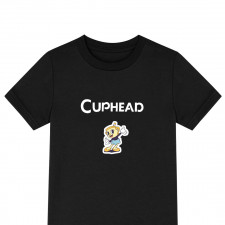 Cuphead Ms Chalice Tee Shirt T-Shirt Short Sleeve - Ms Chalice Dancing Pose Sticker Art