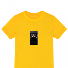 Mitsubishi Tee Shirt T-Shirt Short Sleeve - Mitsubishi Logo On Black Car Grill Poster