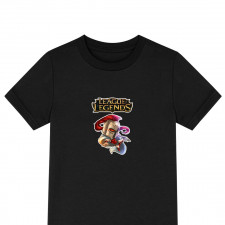 League of Legends Pantheon Tee Shirt T-Shirt Short Sleeve - Pantheon Chibi Art