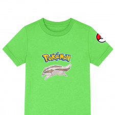 Pokemon Linoone Tee Shirt T-Shirt Short Sleeve - Linoone Character Series Art