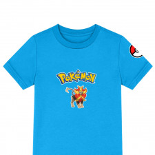 Pokemon Pyroar Tee Shirt T-Shirt Short Sleeve - Pyroar Male Character Series Art