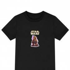 Star Wars Chewbacca Tee Shirt T-Shirt Short Sleeve - Chewbacca Standing Chibi Art