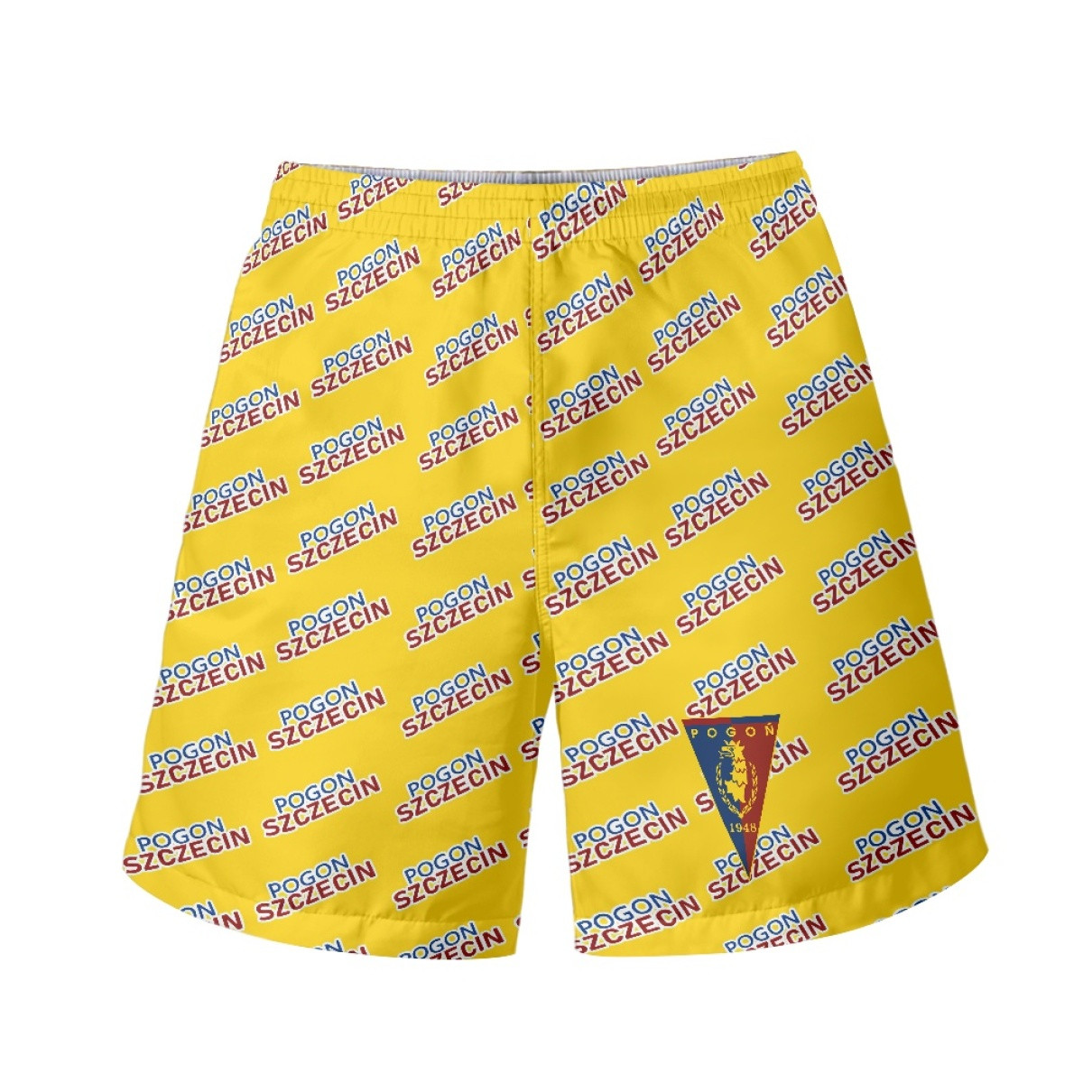 Pogon Szczecin Beach Shorts Swim Pants Swimming Trunks - Szczecin Football Club Medley Monogram Wordmark