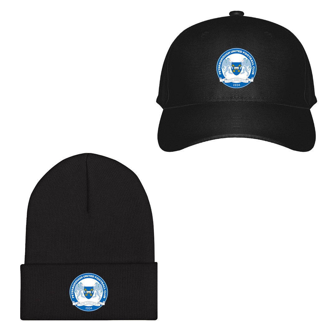 Peterborough United F.C. Football Club Baseball Cap Beanie Hat - Peterborough United F.C. Football Club Single Logo